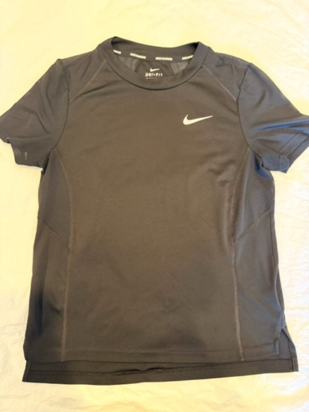 Great condition Nike Elite Dri-FIT Running Top - High Crew Neck & Mesh Panels,